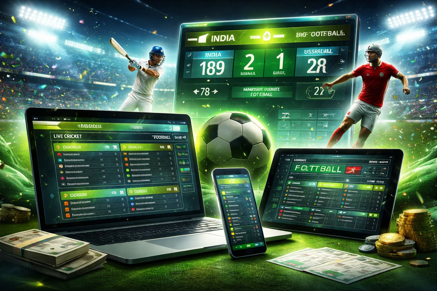 Bet On Cricket, Football And A Wide Range Of Events